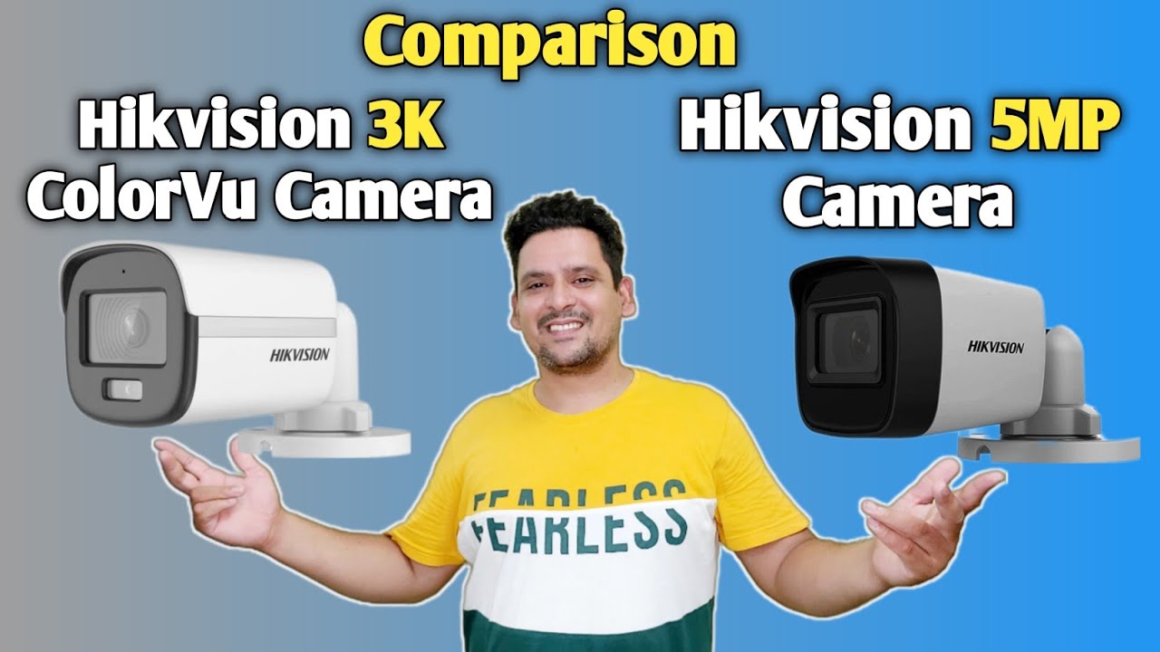 Comparison between Hikvision colorvu 3K cctv Camera with Hikvision 5MP Camera with IDS AcuSense Dvr