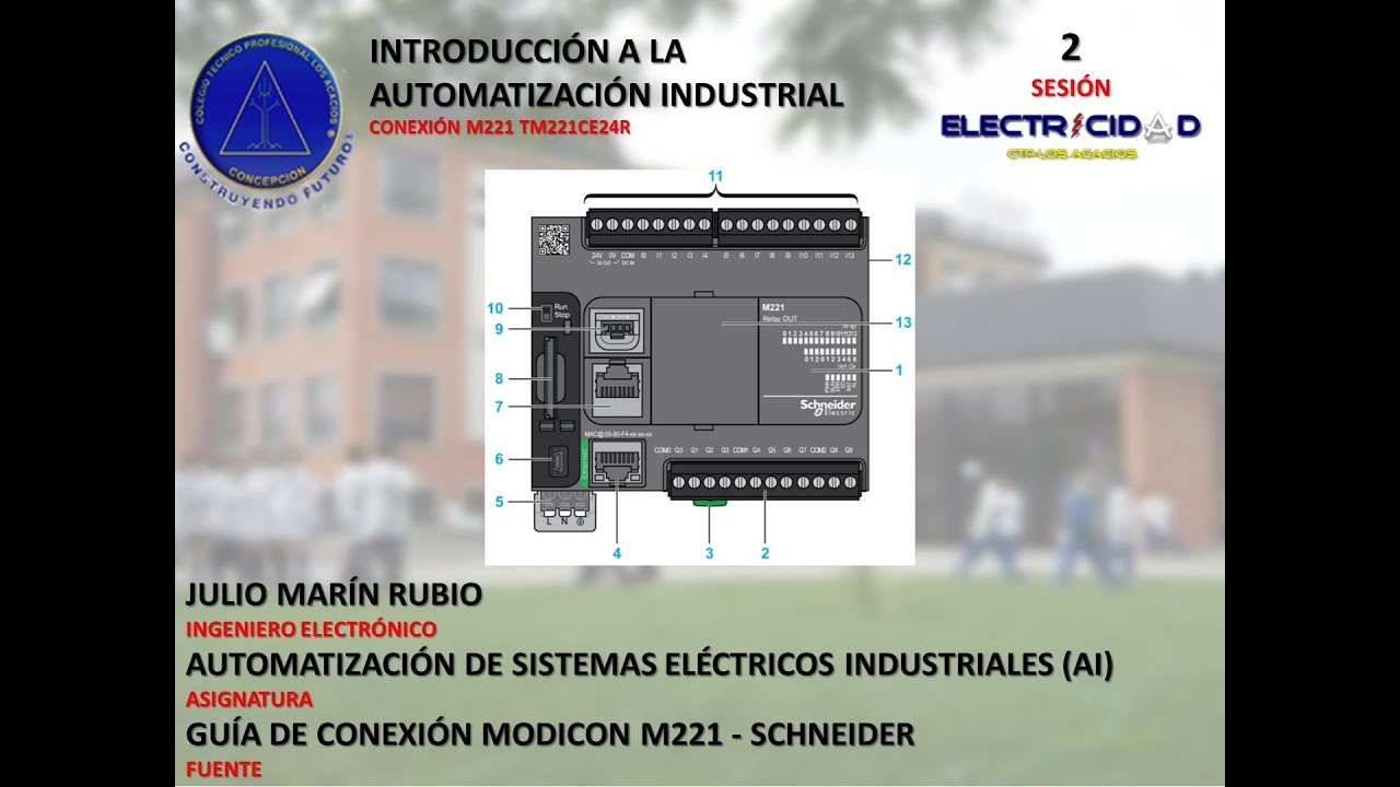 01 - PLC - HARDWARE MODICON M221 (RETROALIMENTACIÓN)