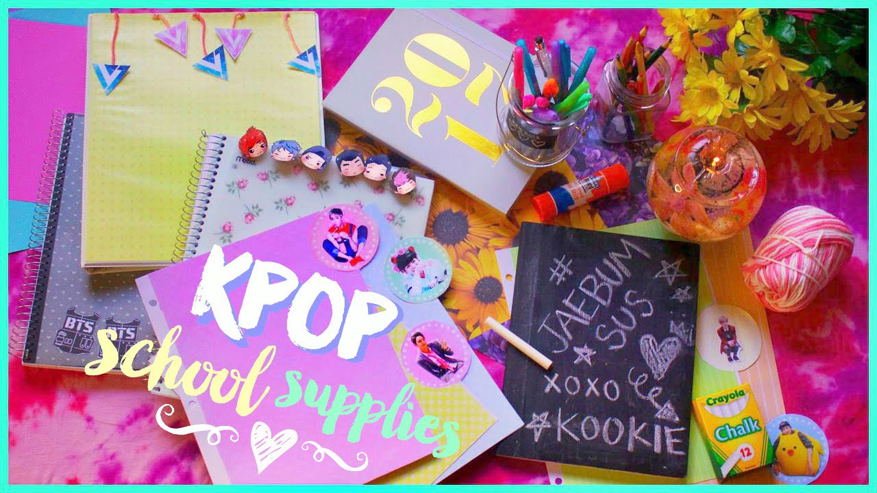 ✩CUTEST DIY KPOP SCHOOL SUPPLIES✩