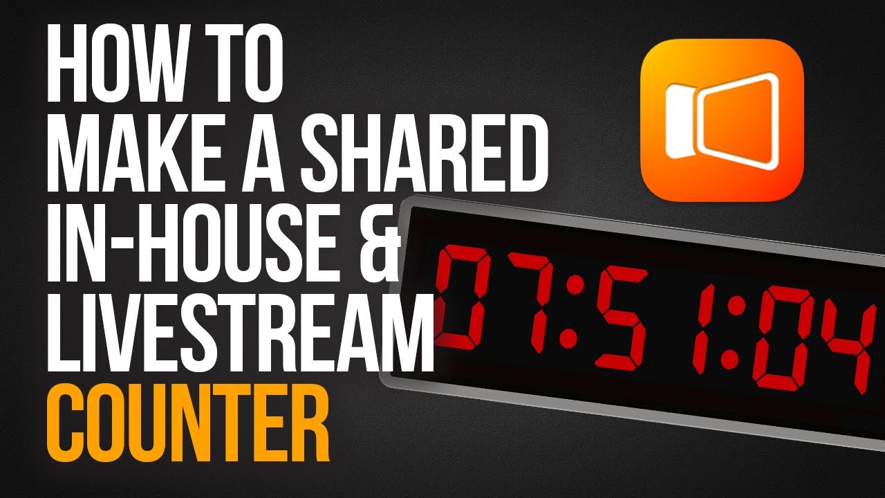 How to Make A Shared Countdown Timer in Propresenter 7 for In-House Stage Display & Livestream