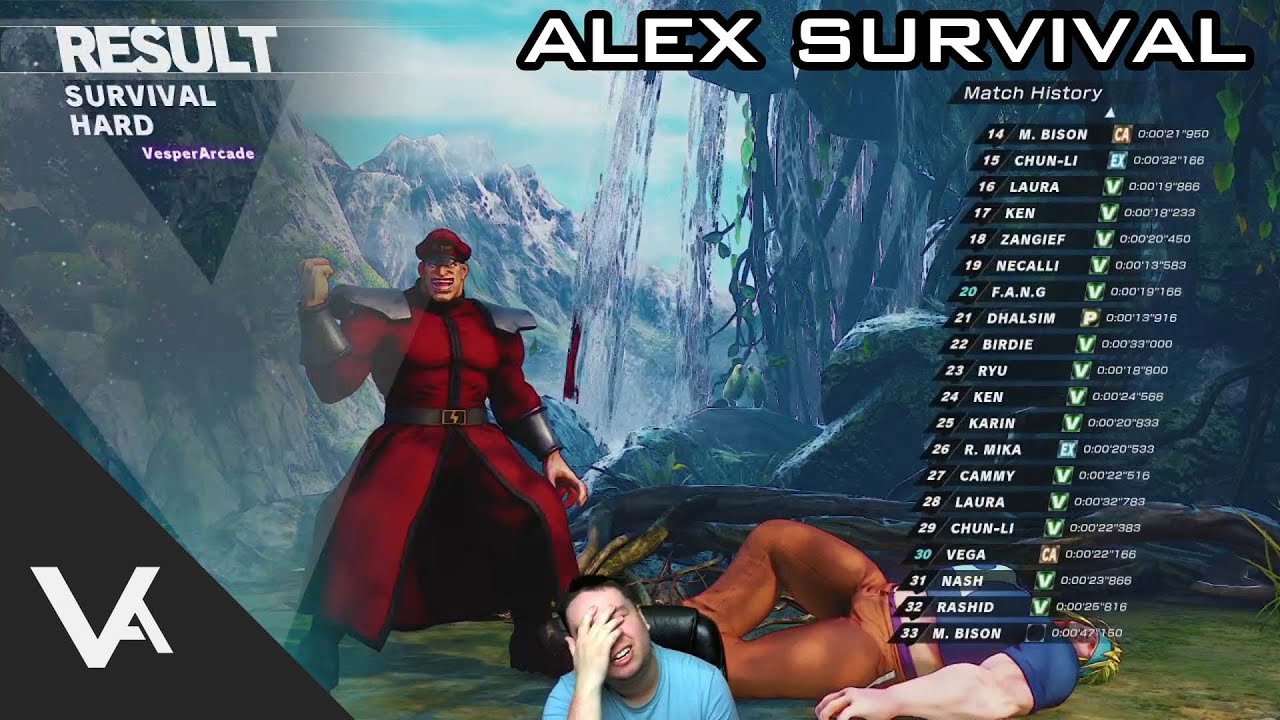 Street Fighter V - Alex Survival Adventures! (Hard Mode Complete)