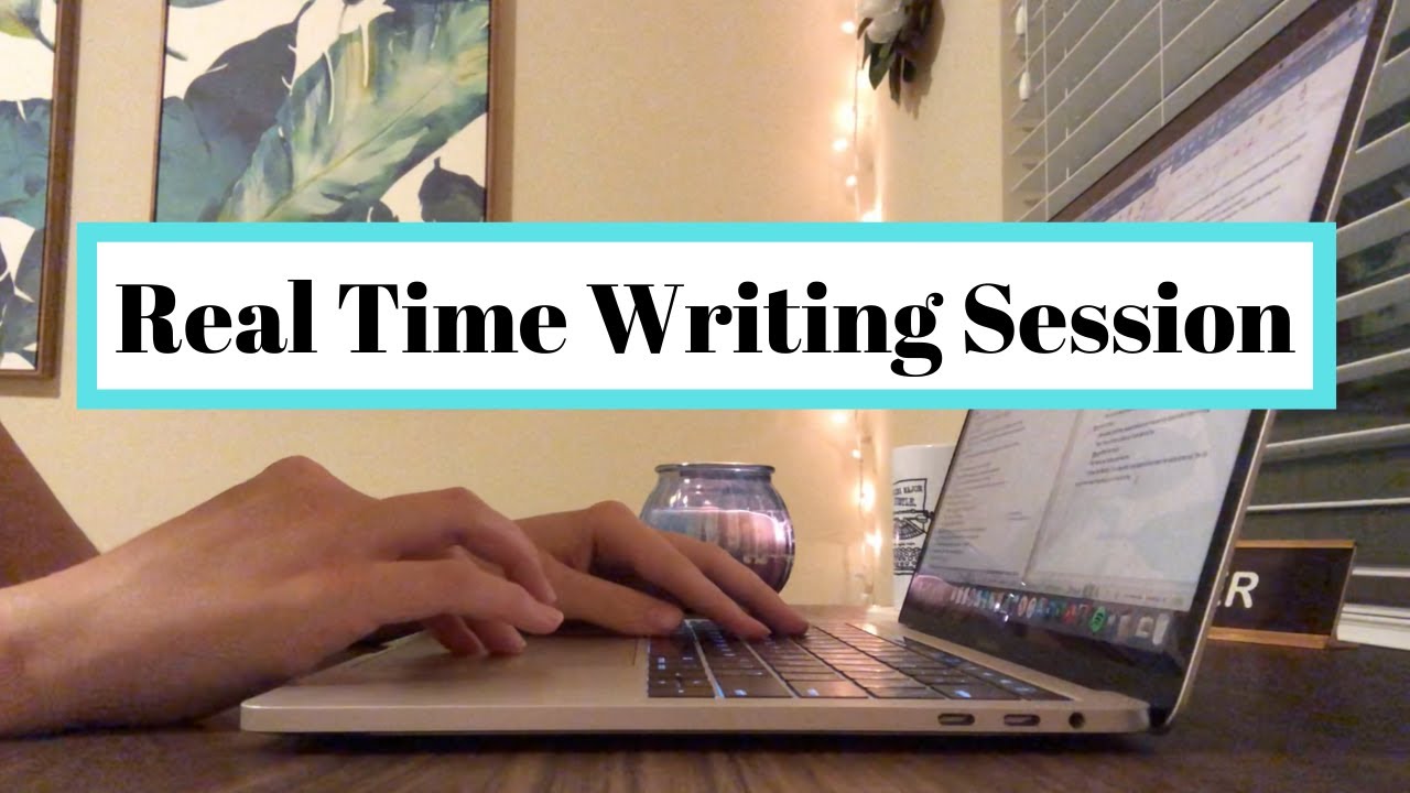 ASMR Real Time Writing Session // Write With Me // Typing Sounds & Study Background Noise