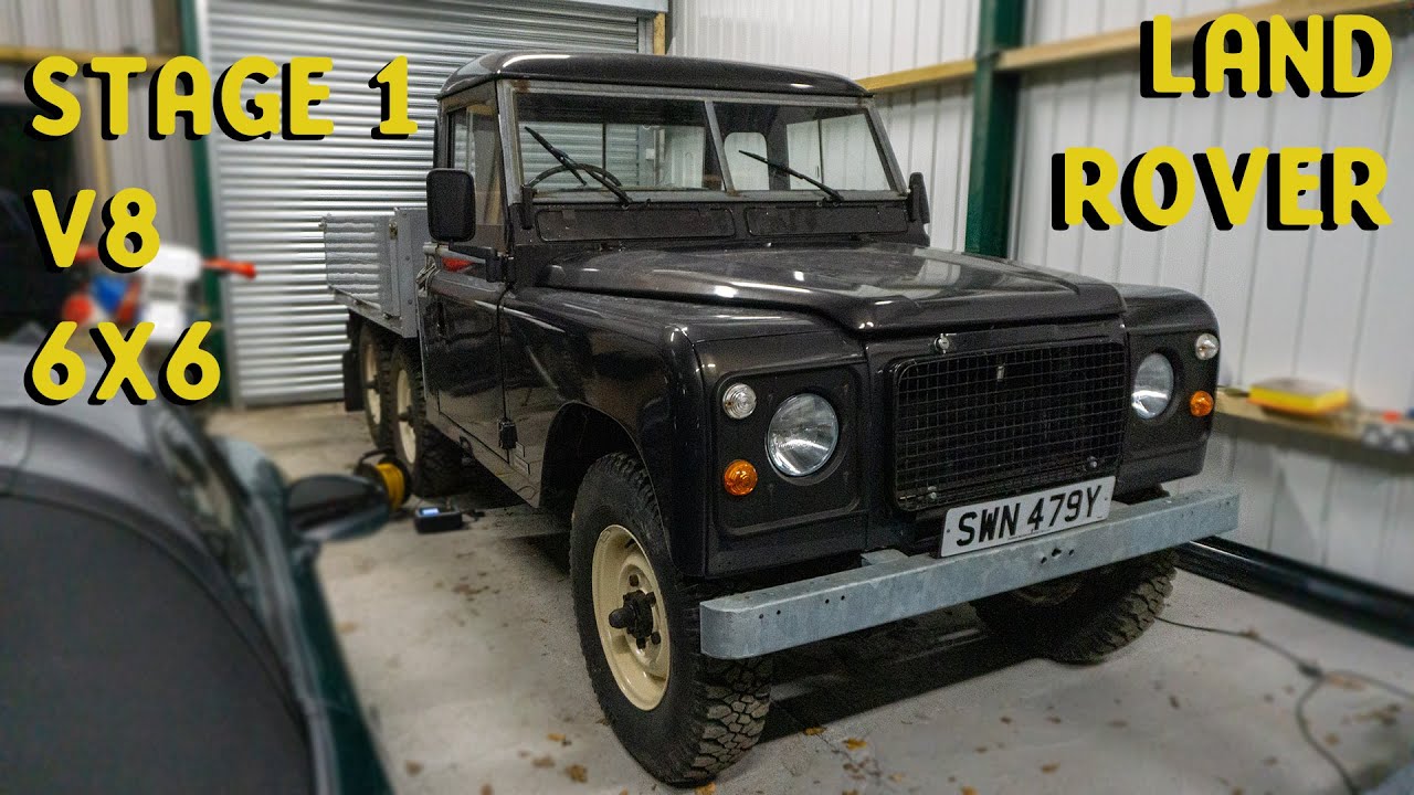 Land Rover Series III Stage 1 V8 6x6 в мастерской