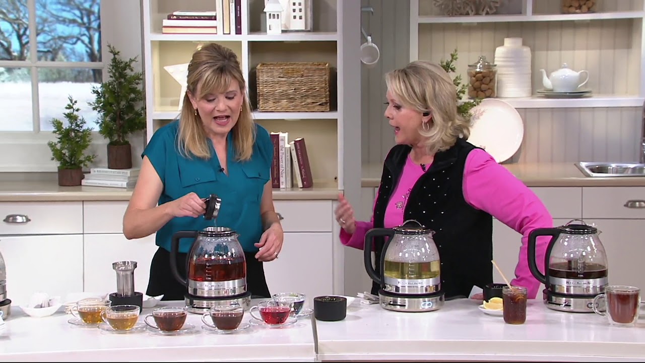 KitchenAid Electric Glass Tea Kettle on QVC