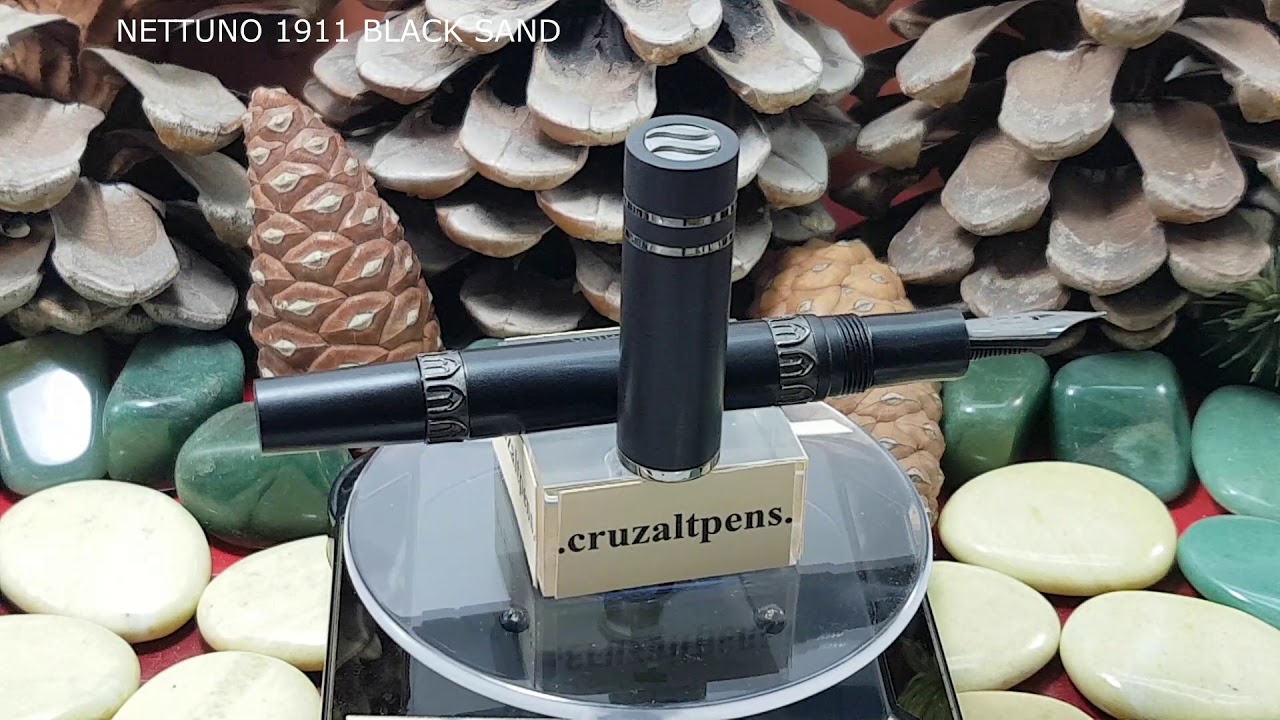 CRUZALTPENS - PLUMA NETTUNO 1911 NINETEEN-ELEVEN BLACK SAND