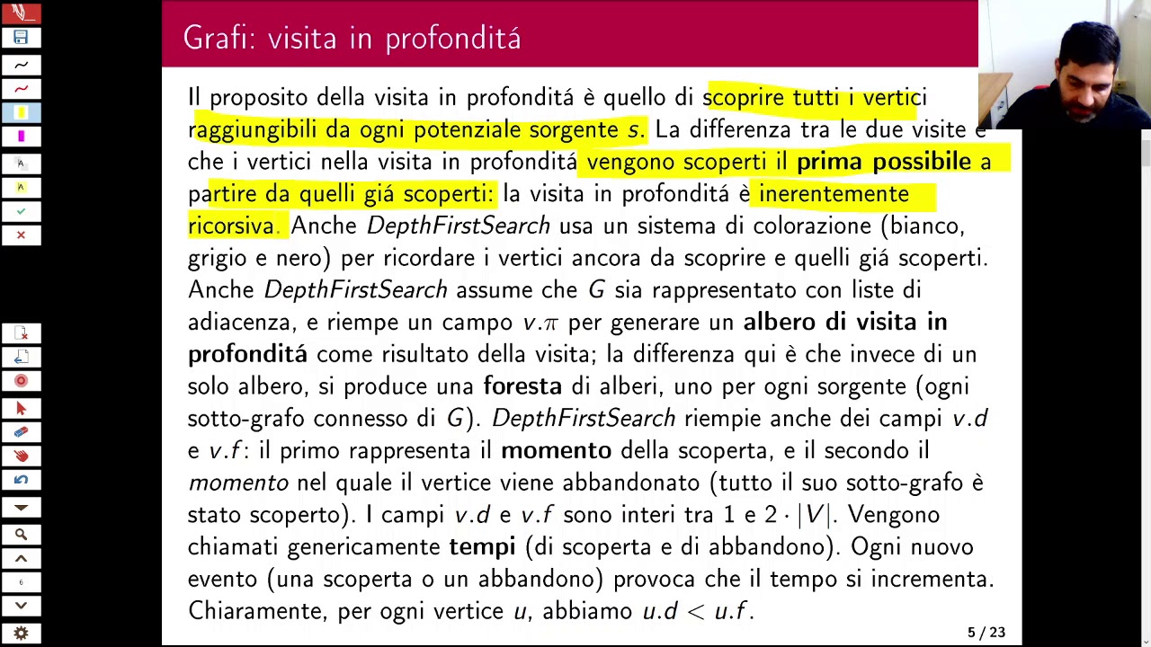 Lezione numero 26 del corso di Algoritmi e Strutture Dati 2020/2021