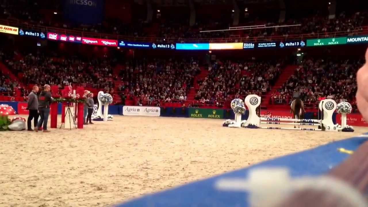 Nicke Borg och Qulan Globen StjärnHoppningen 2013