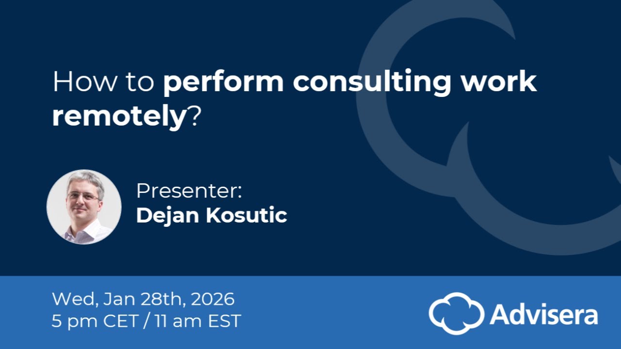 How to perform consulting work remotely [live webinar]