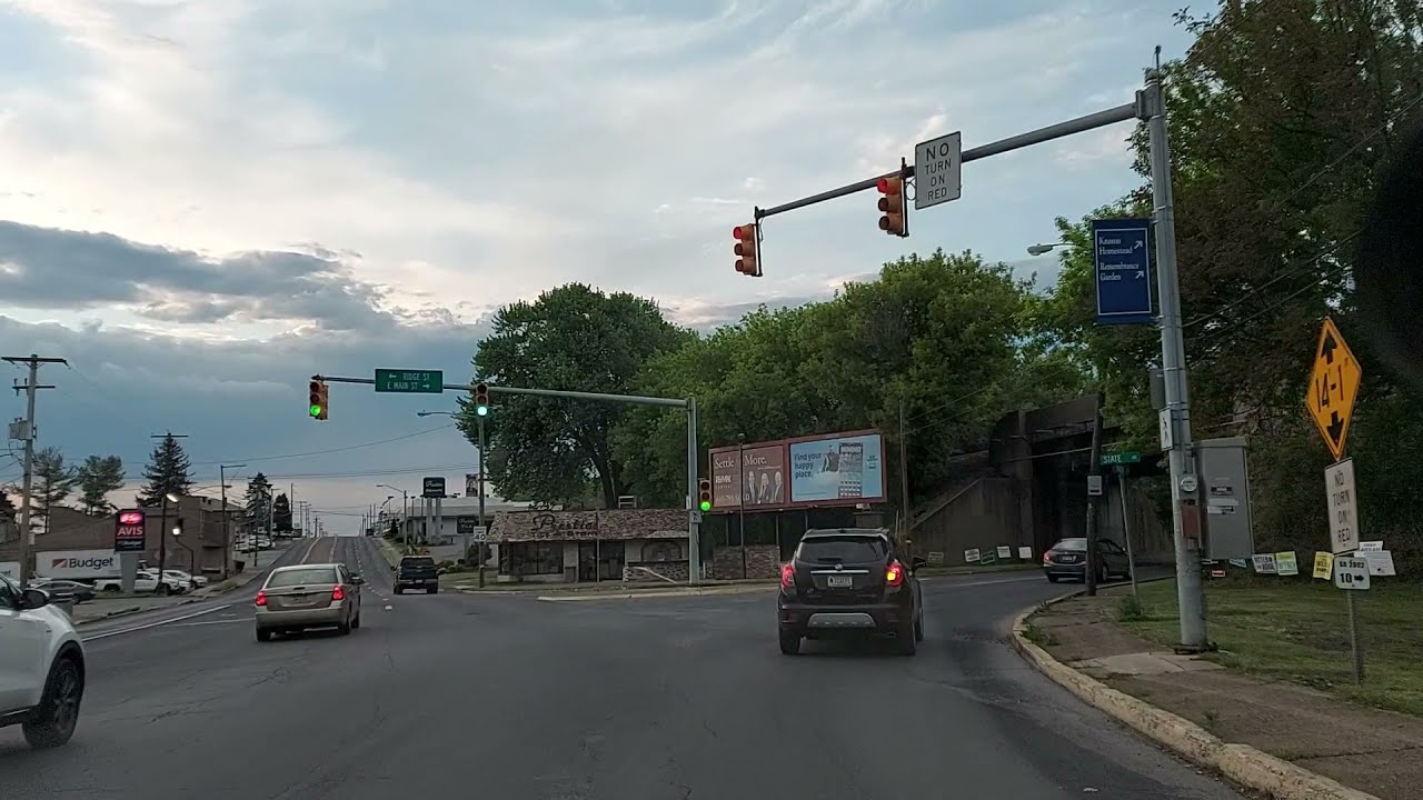 Driving from Emmaus to Fountain Hill,Pennsylvania