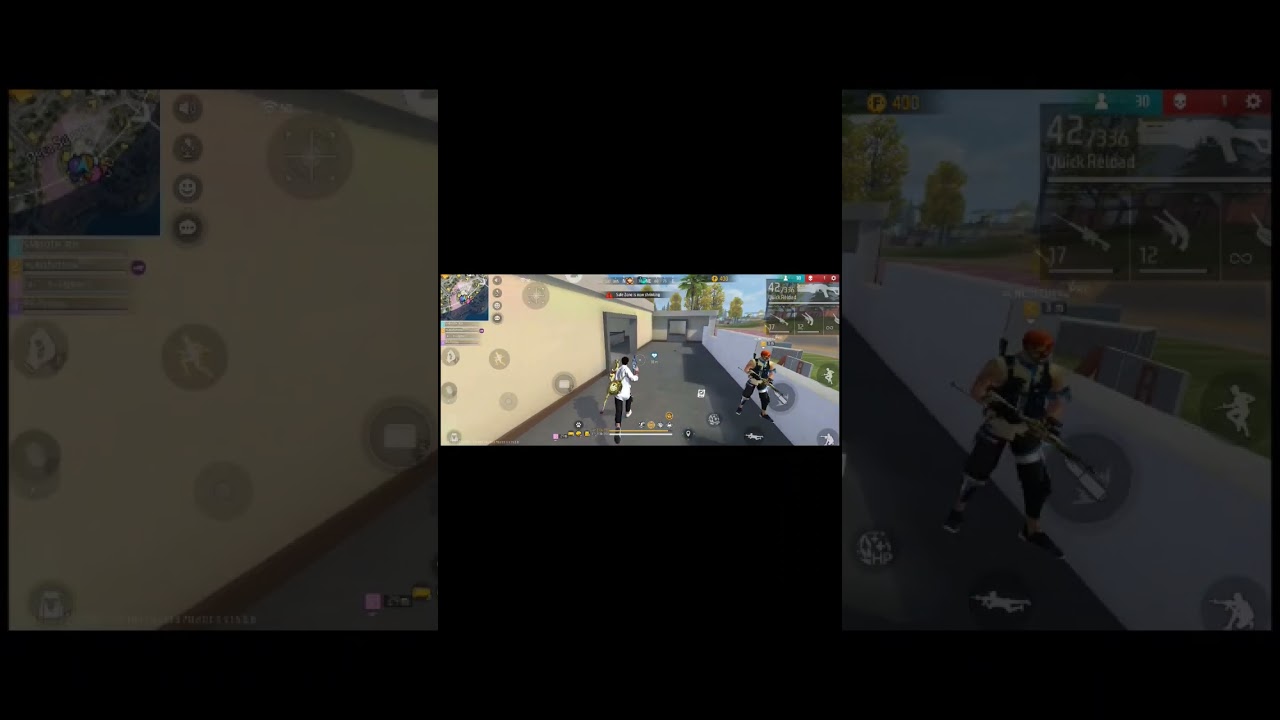 BIZON on fire rushing in BR RANK FREEFIRE #freefire #gaming #ff #rush #ranked #bizon #short