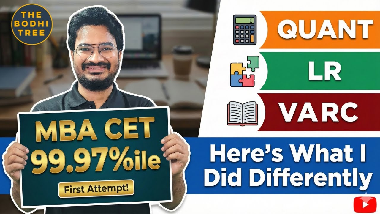 MBA CET 99.97%ile in First Attempt! Here's What I Did Differently | JBIMS | IIM L Convert