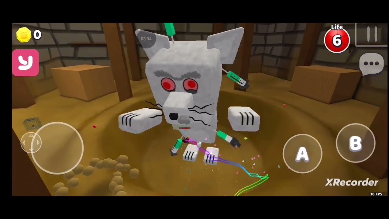 Beating every boss in super bear adventure mod menu #ya modder #godmode