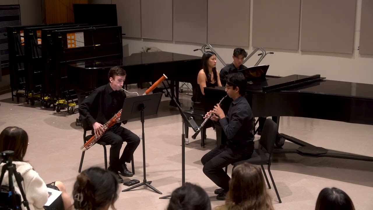 Poulenc Trio for Oboe, Bassoon, and Piano, FP 43 - I. Presto