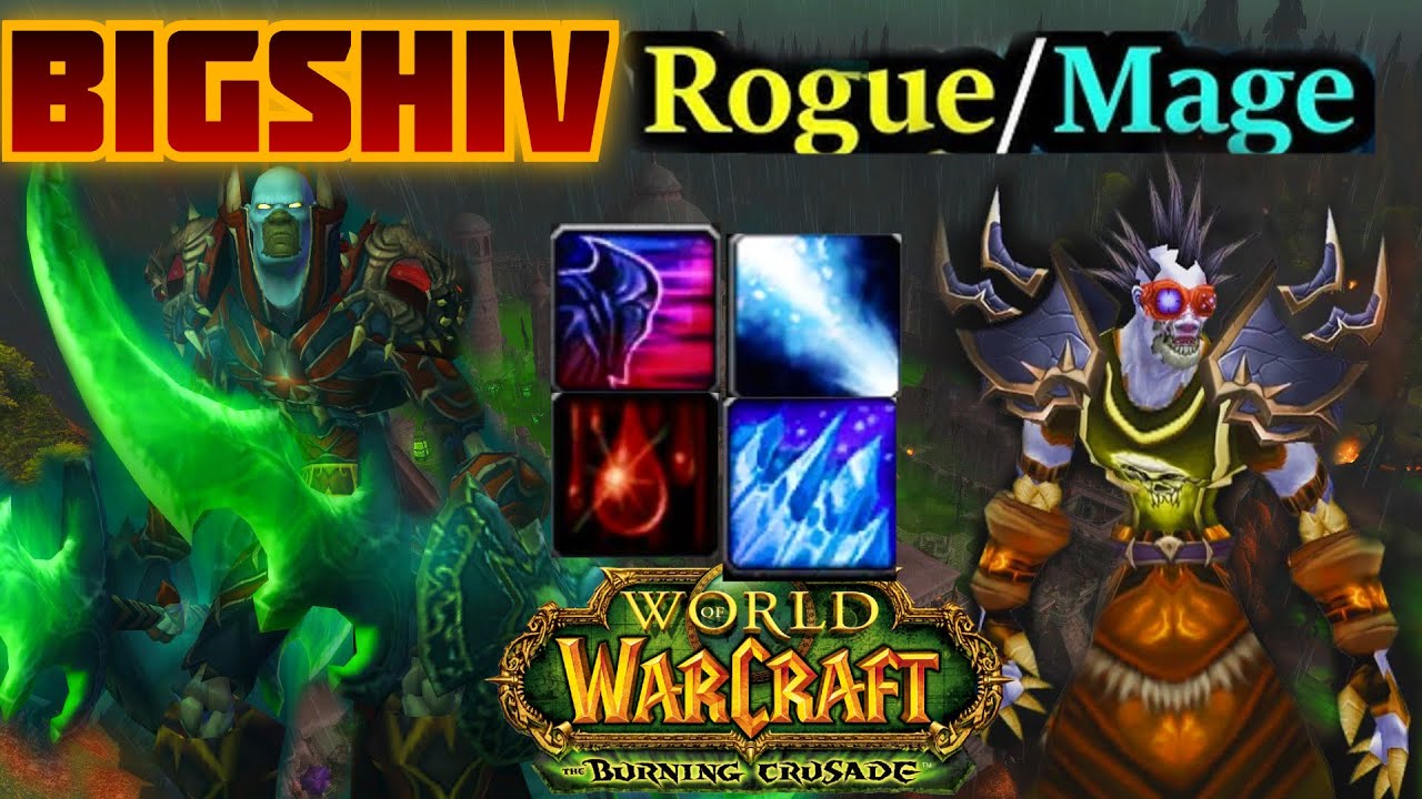 Classic TBC- Subelty Rogue + Frost Mage 2v2 Arena Insane Control.