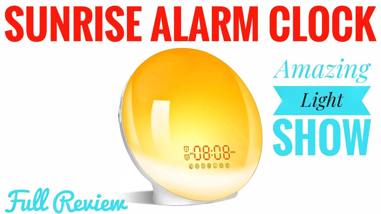 Sunrise Alarm Clock Wake-Up Light ⏰️ Full Review 💯😁