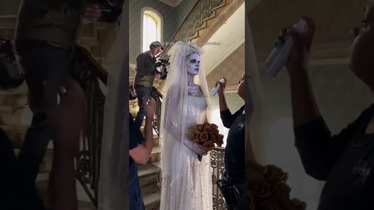 Behind The Scenes: Creepy Ghost Bride Makeup Transformation