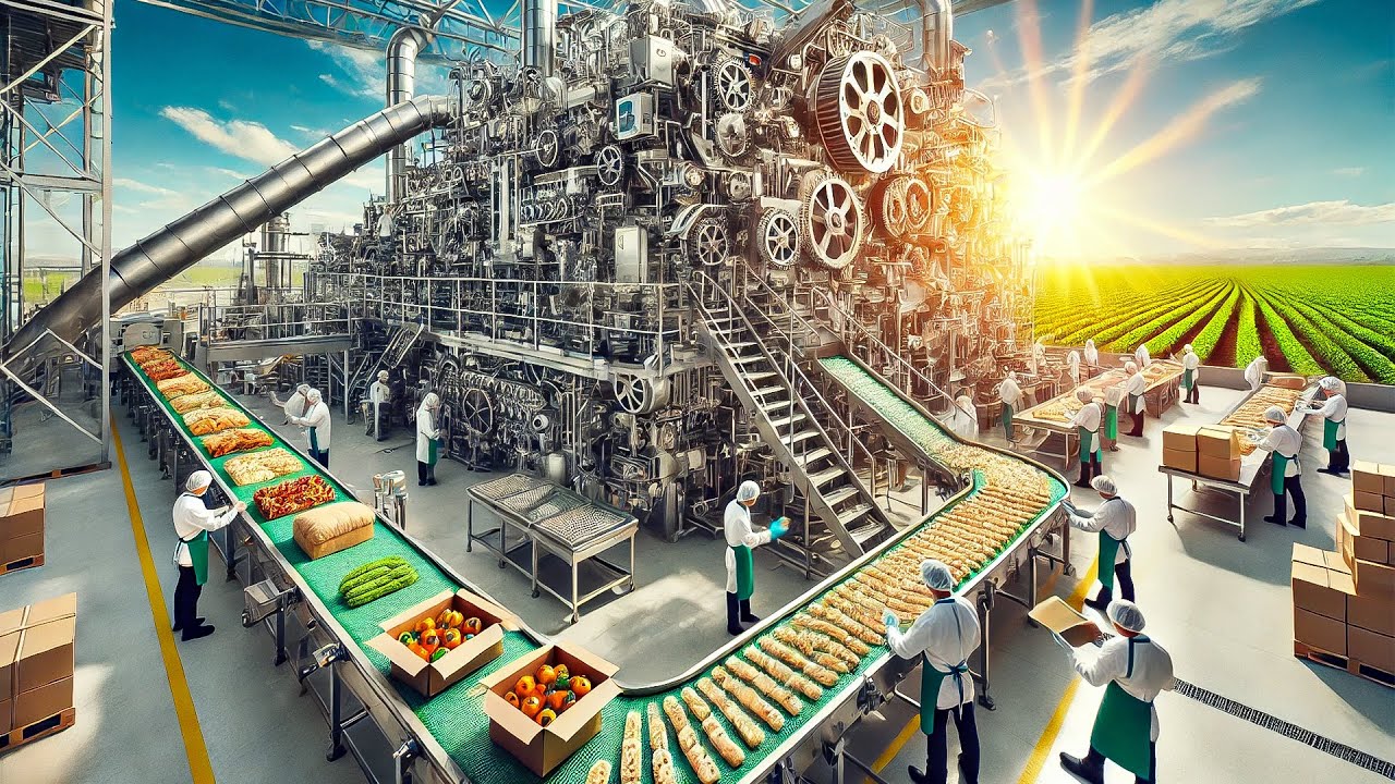 Cómo TRANSFORMAN Los ALIMENTOS Las Máquinas de la INDUSTRIA ALIMENTARIA Moderna #2
