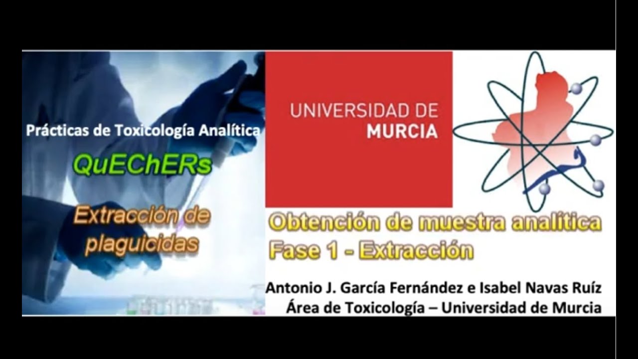 Análisis de pesticidas por QuEChERs - Fase I