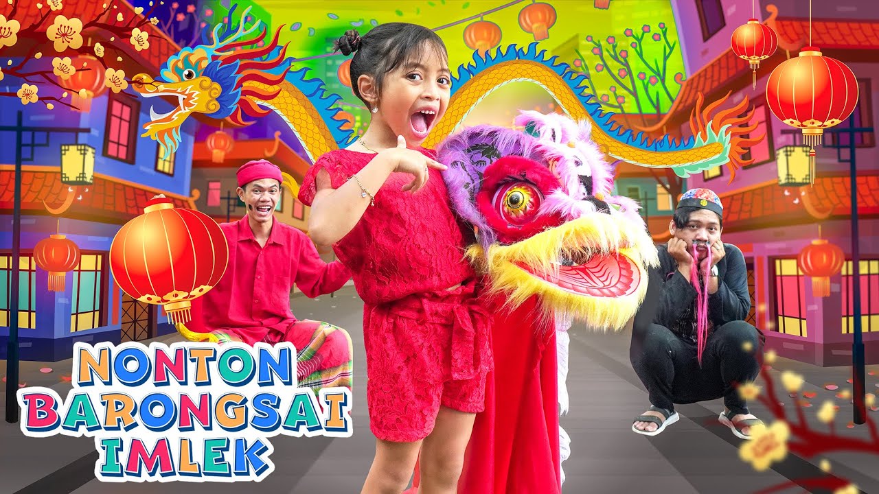 LEIKA JADI BARONGSAI ANAK ANAK IMLEK 😍 DRAMA PARODI LEIKA SURPRISE TABIB CINA BARONGAN JATHILAN