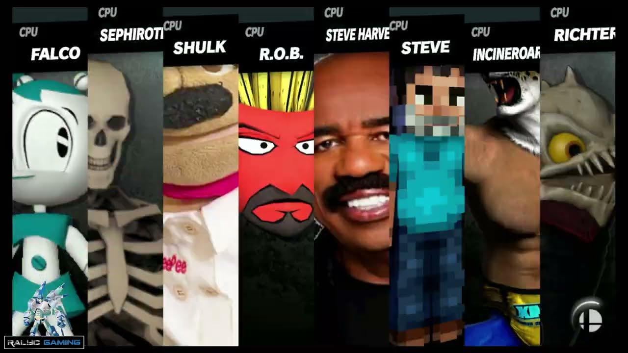 Jenny vs Skeleton vs Chef PeePee vs Frylock vs Steve Harvey vs Steve vs King vs Ghost Roaster