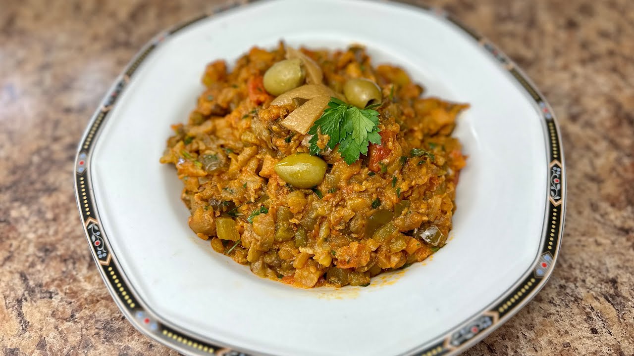 Le secret d’un zaalouk ultra savoureux : la salade d’aubergines que tout le monde adore 🍆🍅🤤