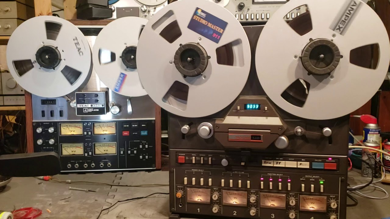 TASCAM 34B REEL TO REEL DEMO