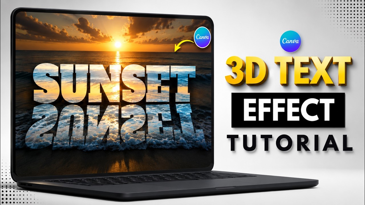 Canva Text Effect Tutorial (Step by Step) 