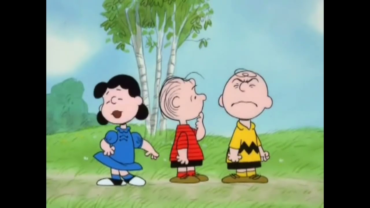 You’re a good man Charlie Brown (1985) funding credits with KQED logo and opening scene