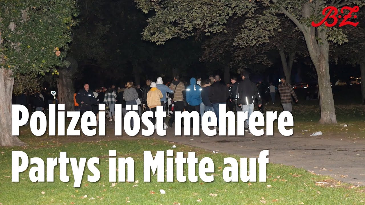 Berlin-Mitte | Polizei löst mehrere illegale Partys auf