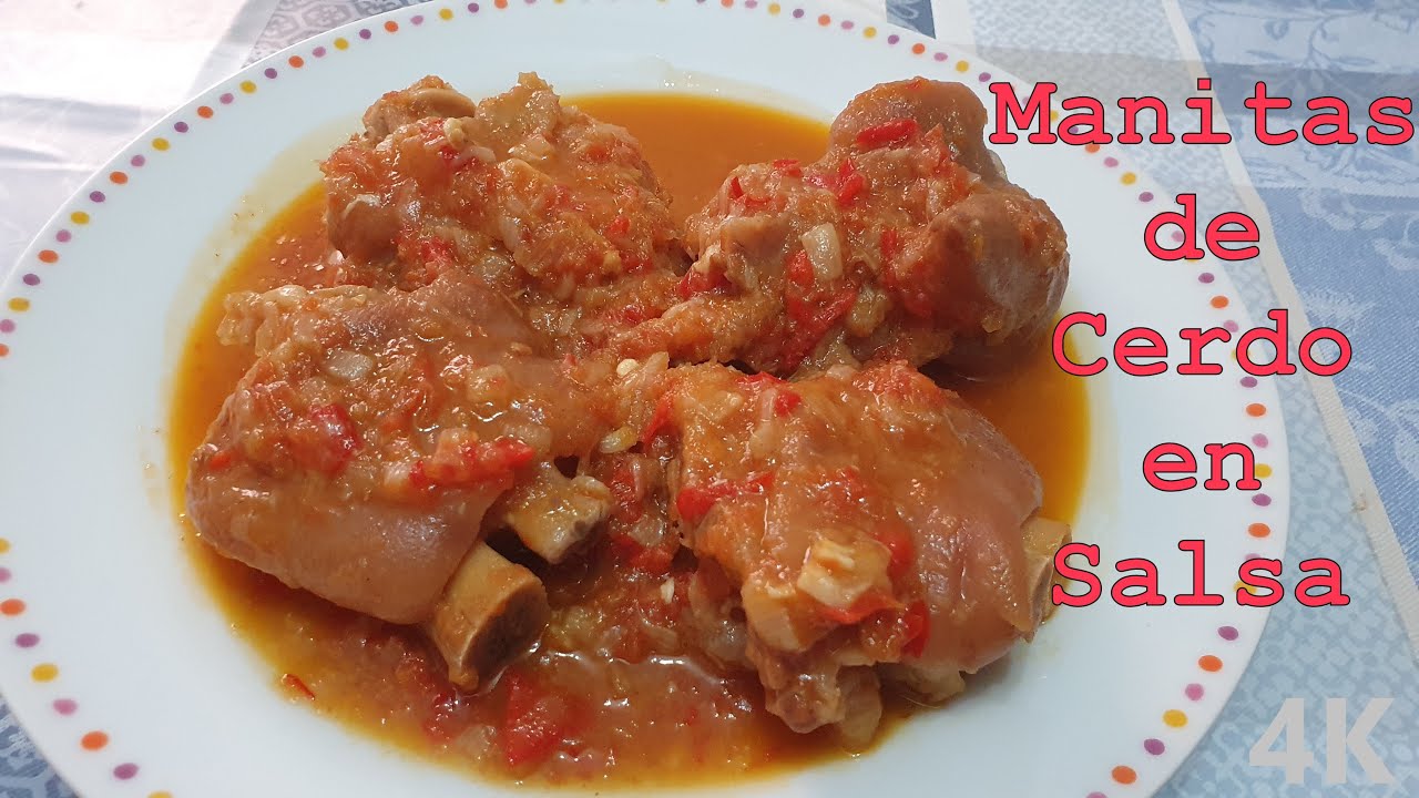 Manitas de Cerdo en Salsa 🐖 | Receta Fácil y Rápida
