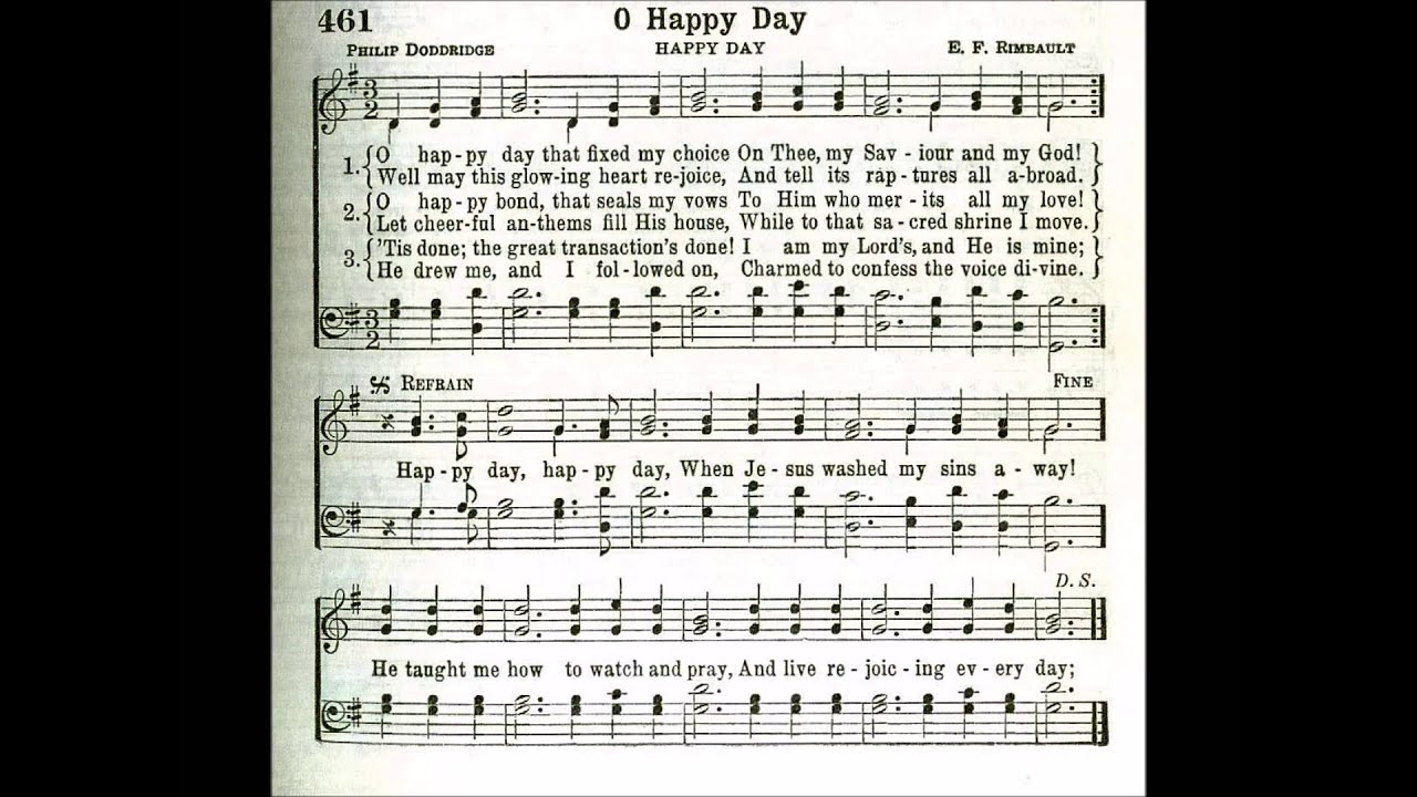 O Happy Day That Fixed my Choice (O Happy Day)