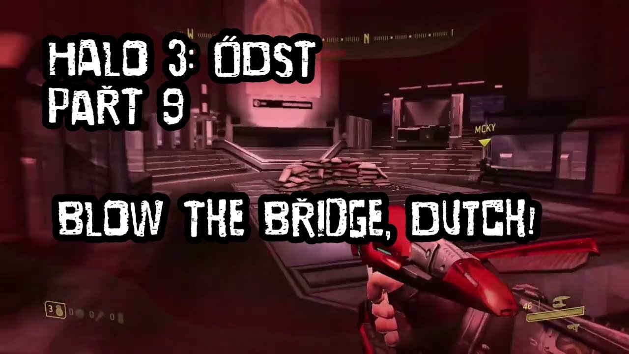 Halo 3: ODST (Part 9): BLOWING THE BRIDGE & SURVIVING WRAITH HELL! Dutch ONI Alpha Site