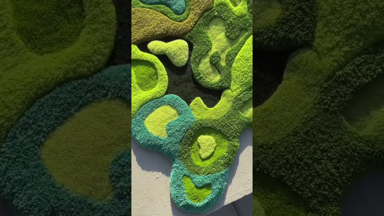 Moss Rug // Custom Rug // Handtufting Rug // Carpet
