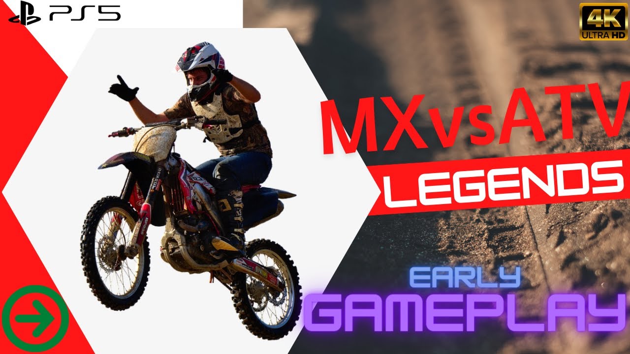 MX vs ATV Legends (4K) - Early Gameplay | PS5