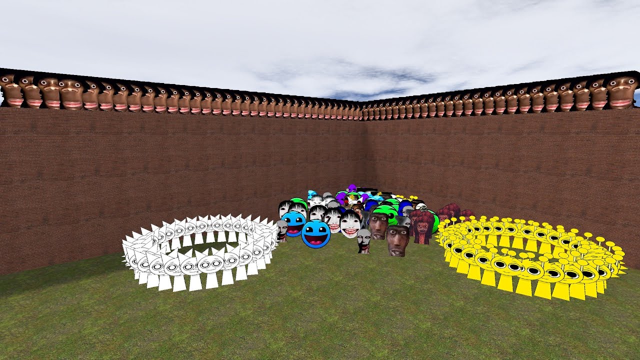 “When All Nextbots Decide to Chase You Together…😧 #hamimkhan-n3g #nextbot #gmod