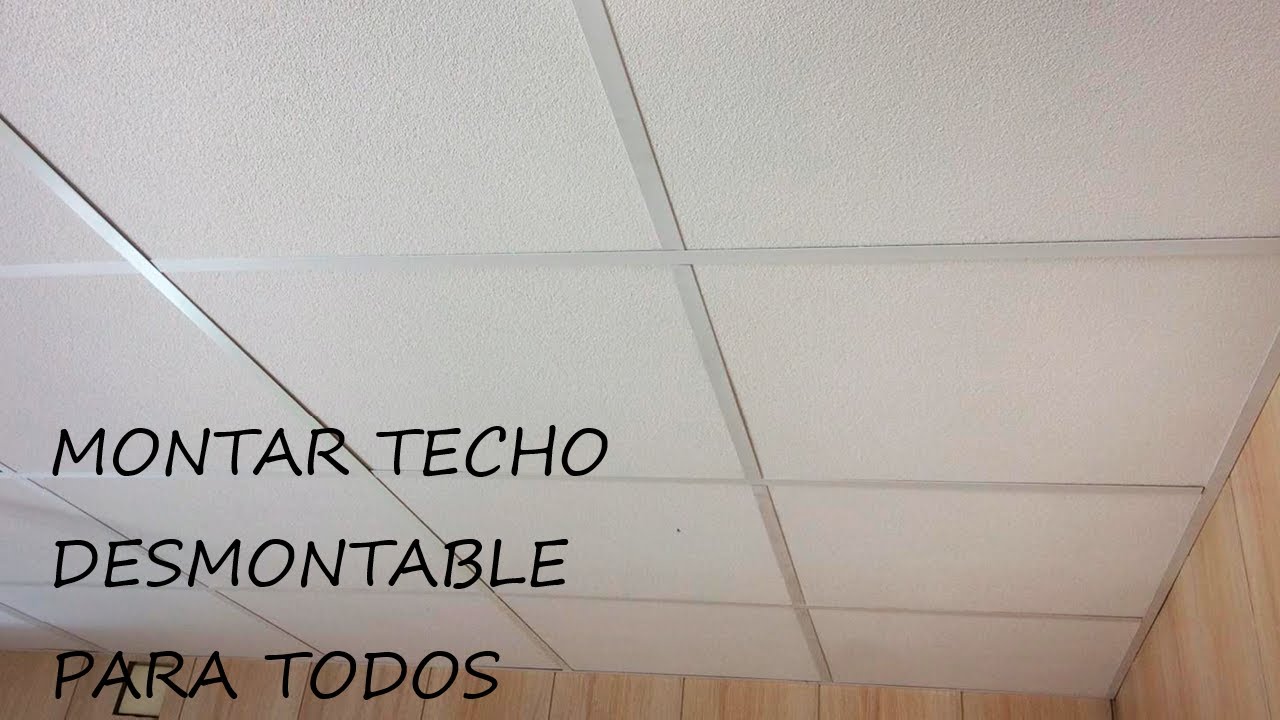 Montaje de Techo Desmontable, para todos.