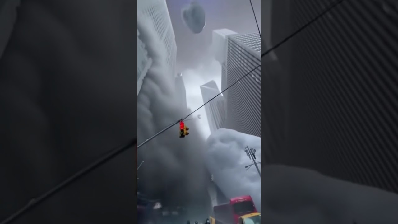Massive hail's Strom in New York #assamtezpur #newyork