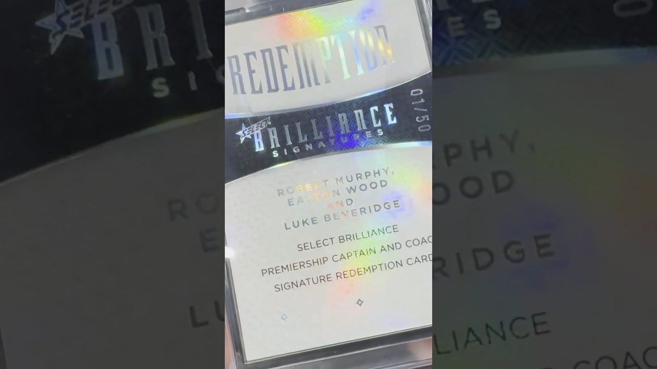 2025 Select Brilliance Signatures Box Break