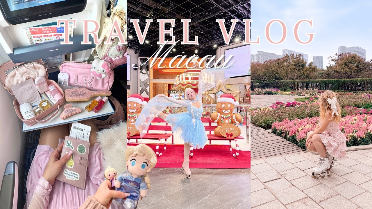 MACAU TRAVEL VLOG 🇲🇴✈️  10 days of skating shows, first time in Asia & LA life update 💖