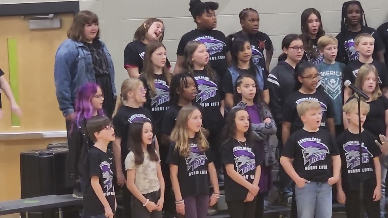Carden Park Fall 2024 Concert 4th thru 6th Honor Choir Song #2- Mr. R. Robert Warren, Jr.