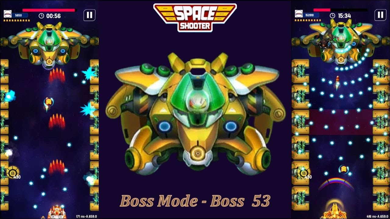 Galaxy Attack: Space Shooter | Boss Mode | New Boss 53 Boss Review | By Apache Gamers