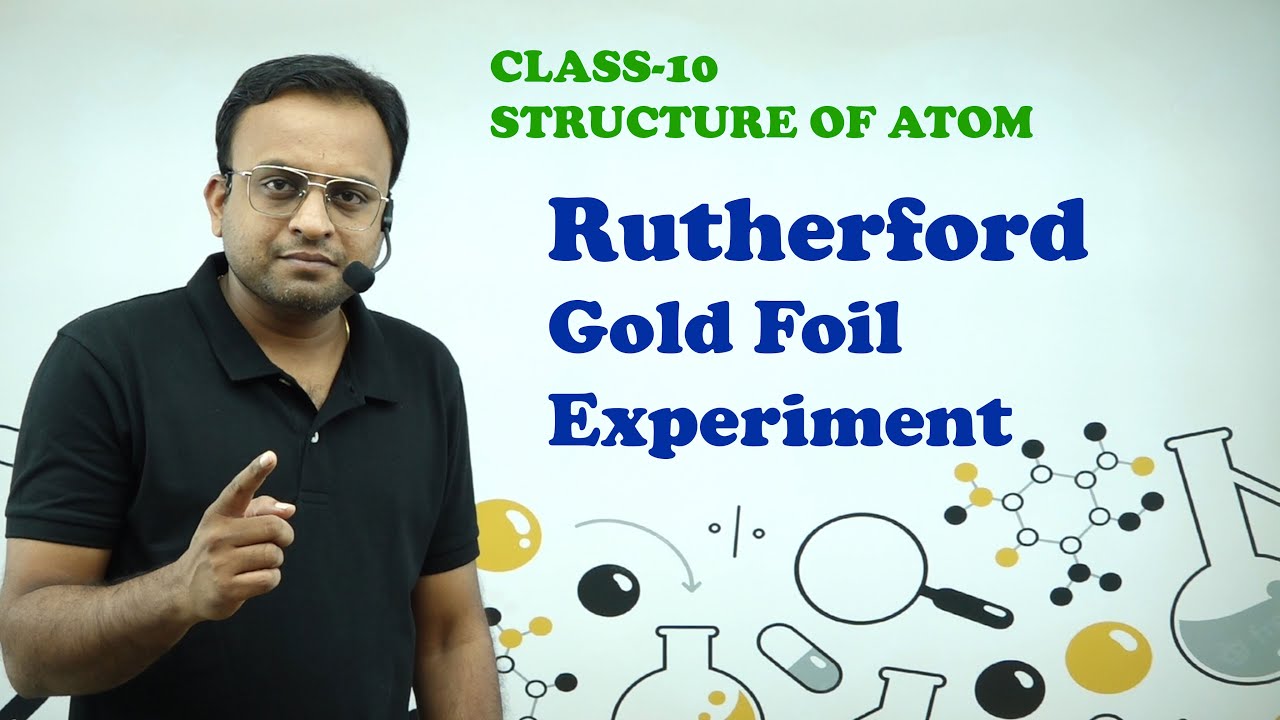 Rutherford gold foil experiment. ( alpha particle scattering experiment)