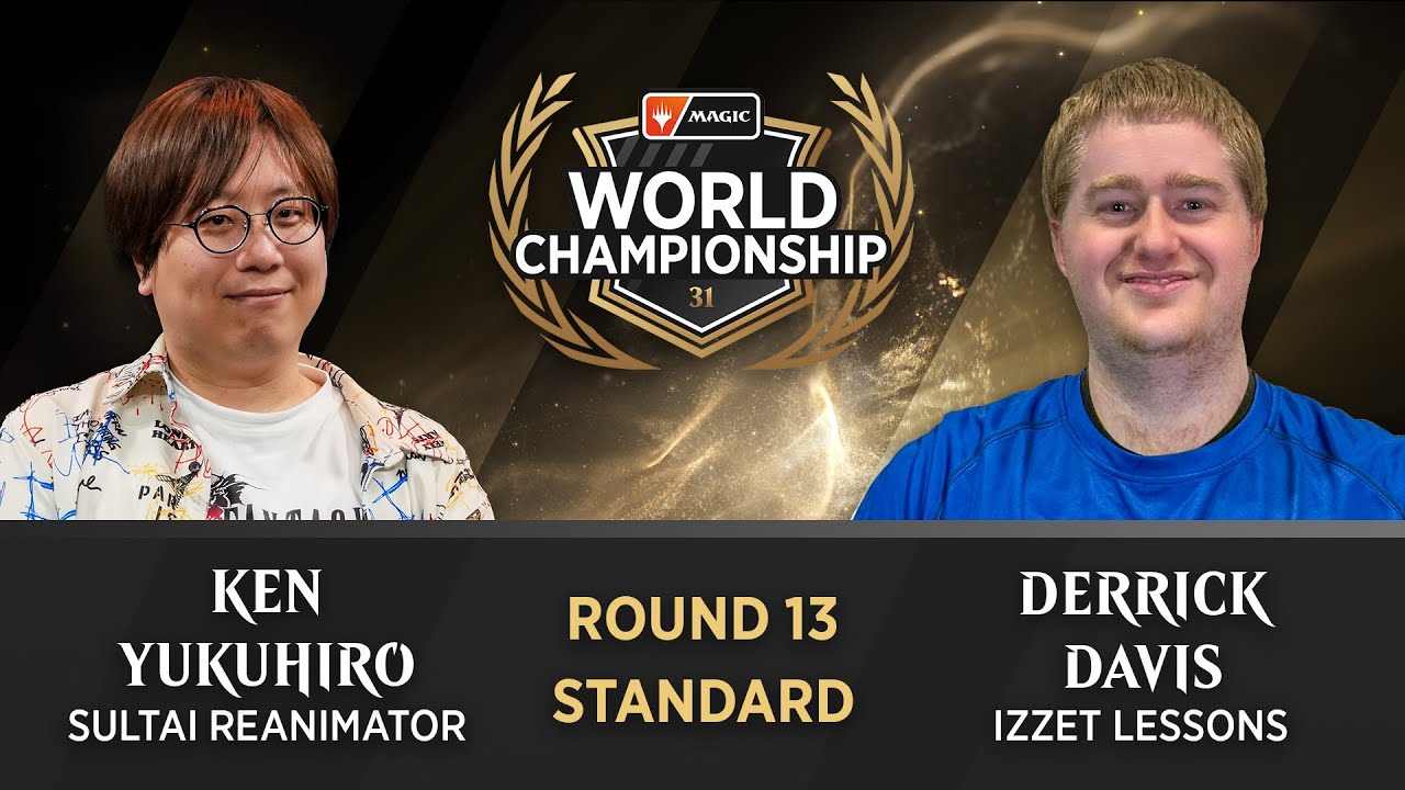 Round 13 |  Ken Yukuhiro vs. Derrick Davis | Standard | #MTGWorlds