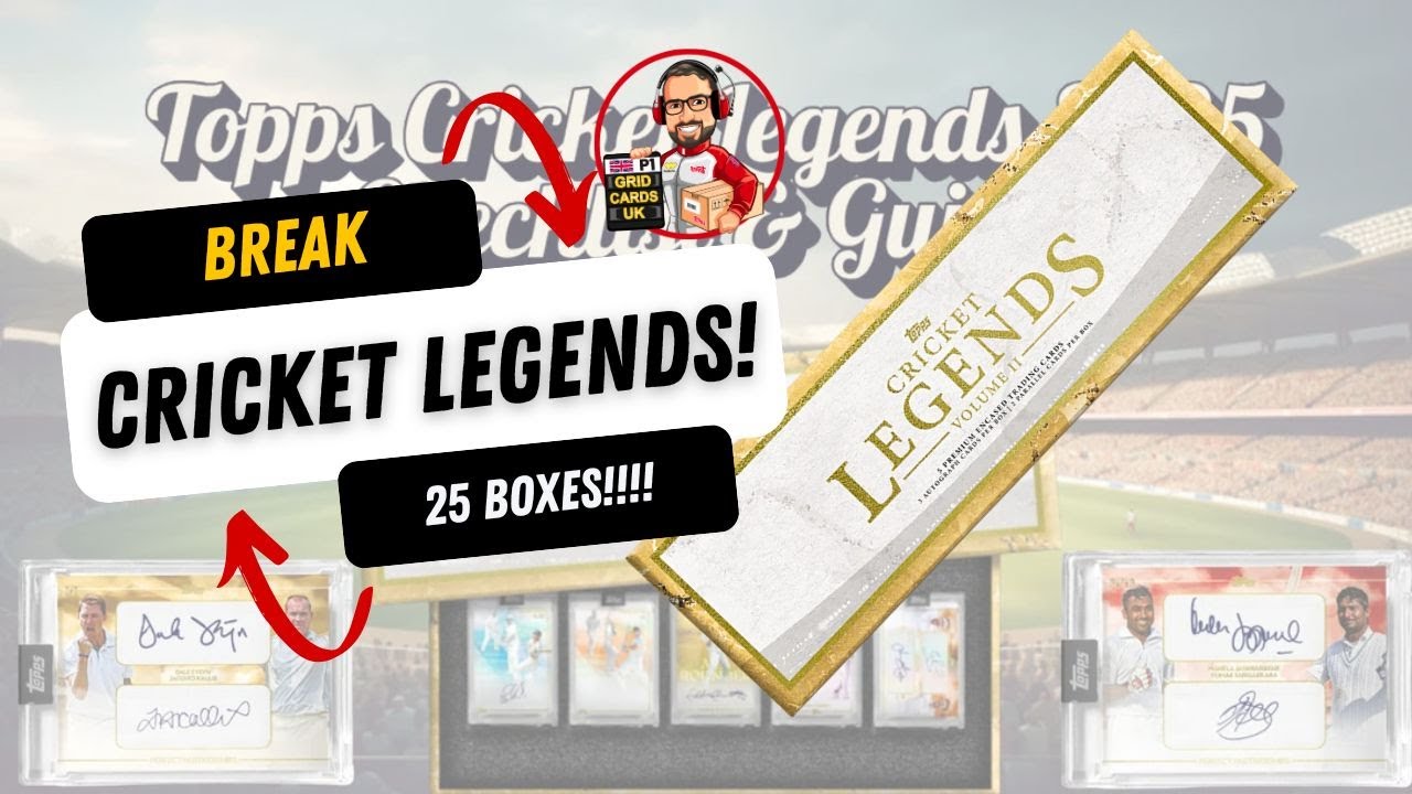 25 Box Break! | Topps Cricket Legends of the Game 2025