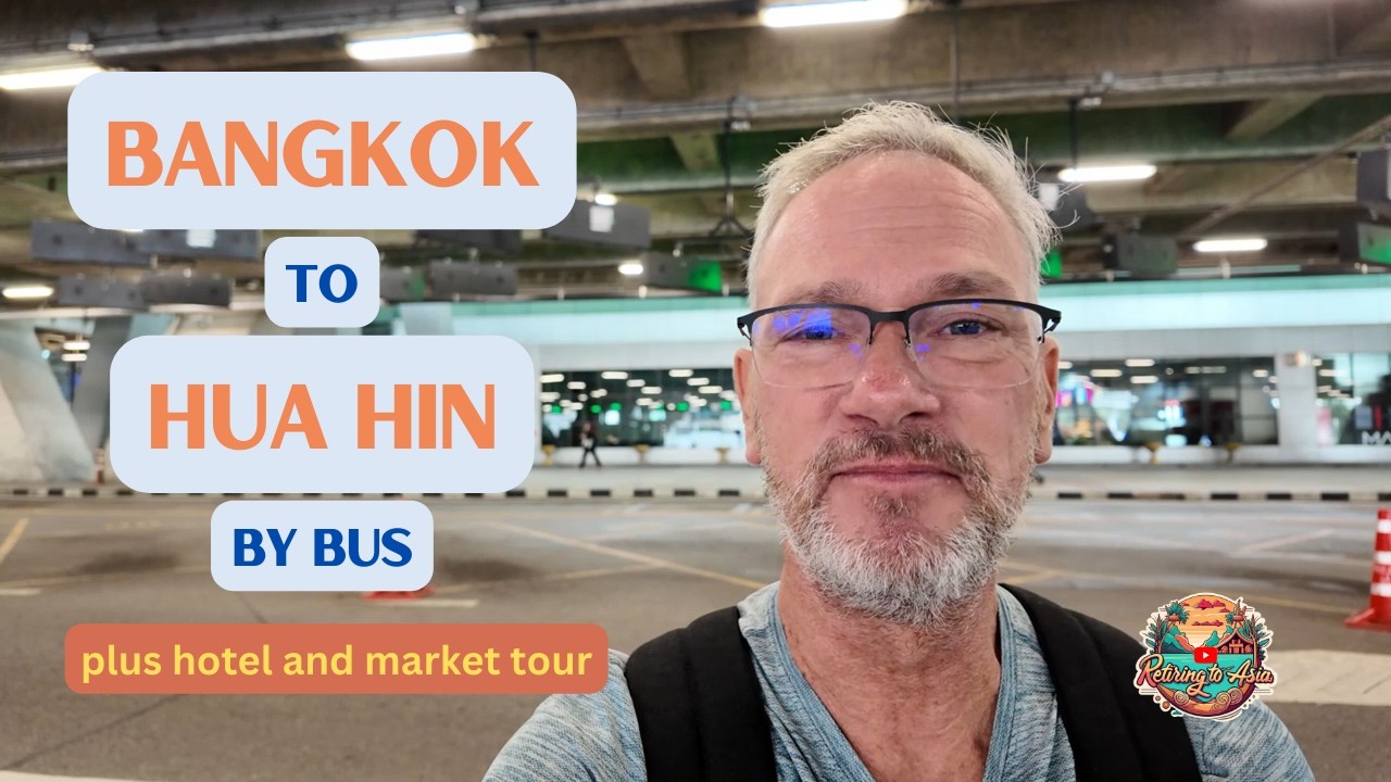 Из Бангкока в Хуахин на автобусе 🚌 Экскурсия по отелям и рынкам!