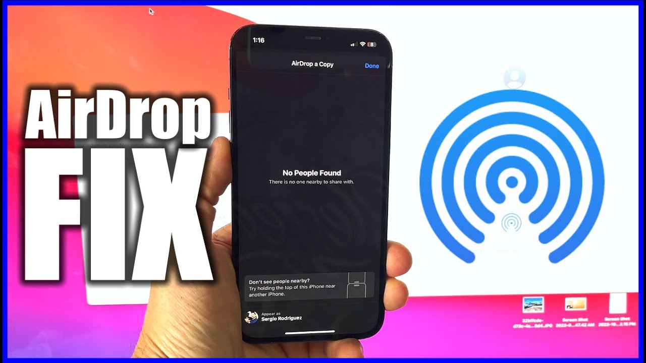 AirDrop Not Working Fix - Problem SOLVED!