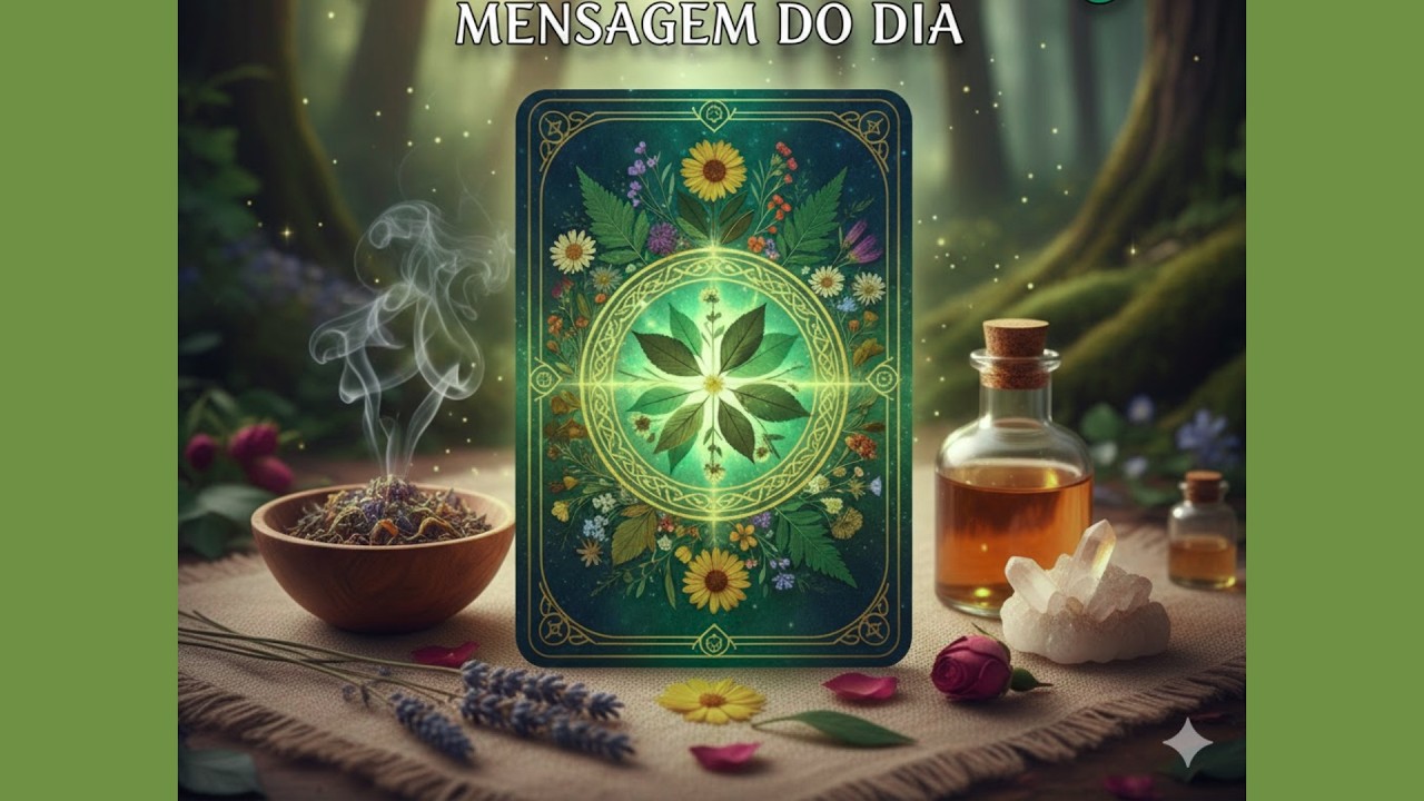 Venha conferir a mensagem que o tarô da fitoenergética tem pra você hoje!