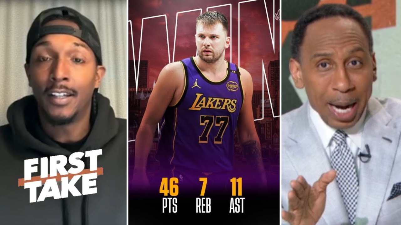 FIRST TAKE | The West should FEAR Luka Doncic! - Lou on Lakers crush Bulls behind Luka's 46 Pts