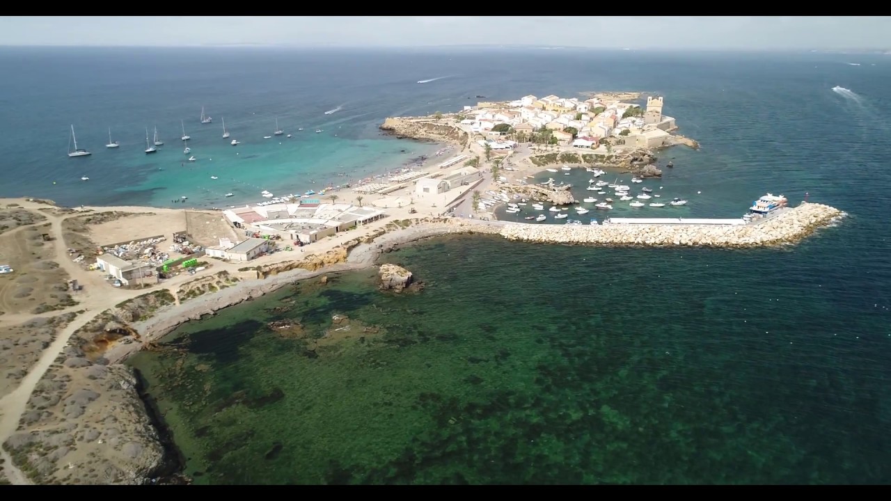 Isla de Tabarca by drone 4K 60FPS