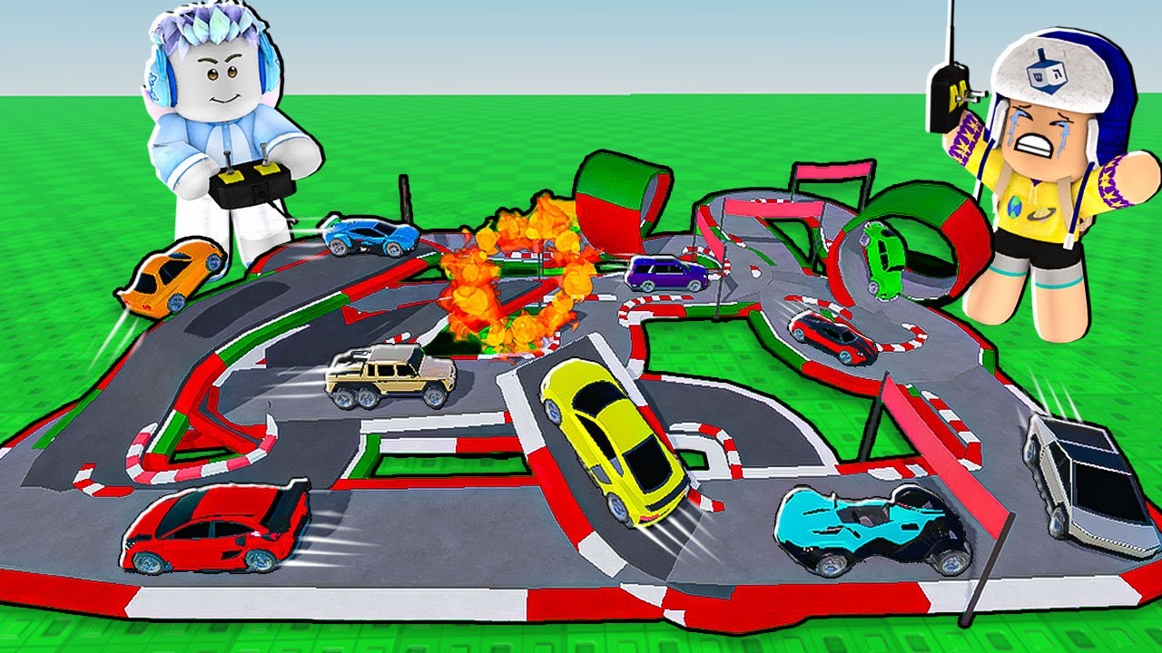 AKU BUAT ARENA BALAP MOBIL REMOT MOCIL KALAH NANGIS DI ROBLOX!!!! DAN DAPAT MOBIL RAHASIA SECRET